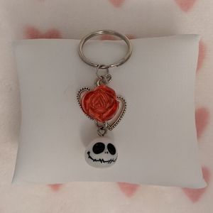Nightmare Before Christmas Jack Skeleton Keychain